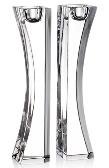 Nambé Kissing 9-inch Candlesticks, Pair New Boxed
