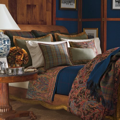 Ralph Lauren Bedford Hunt Paisley Queen Comforter Set 14P New