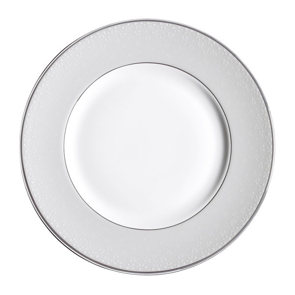 Monique Lhuillier Waterford Pointe d'esprit Accent Plate 9"