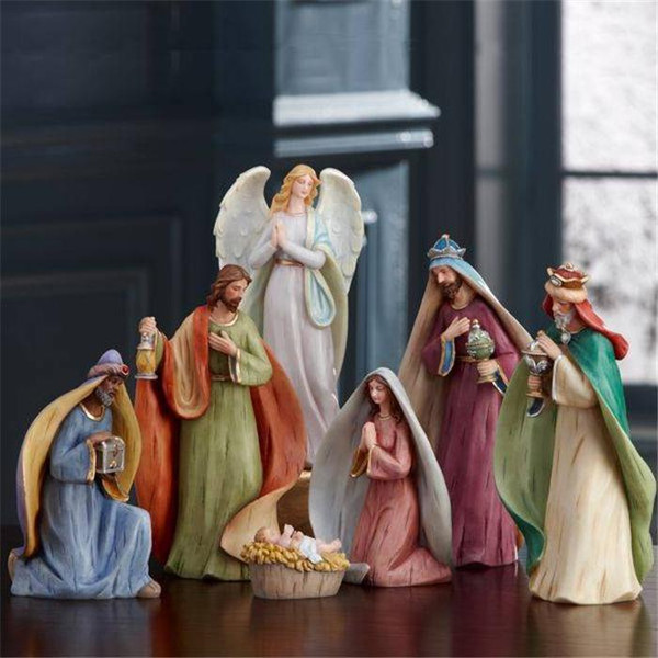 Lenox Celebrating The  King Nativity 7pc Holy Family Set New In Box
