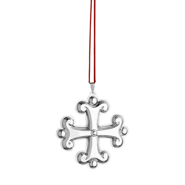 2015 Christmas Cross Sterling Silver Ornament by Reed & Barton