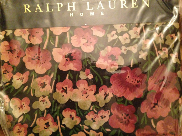 Sferra for Ralph Lauren Black Label Abagail Floral King Fitted Sheet 400tc New