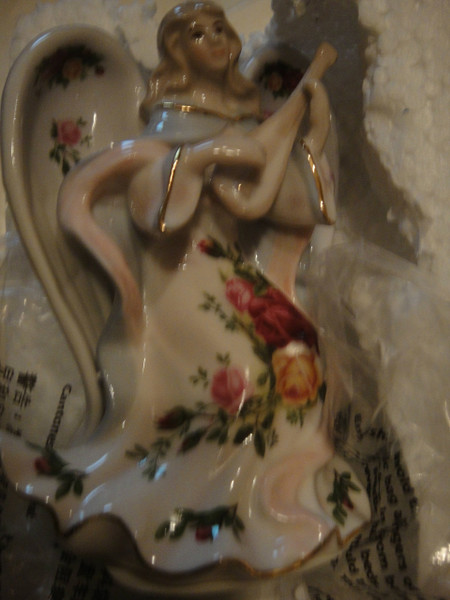 Royal Albert Old Country Roses Angel Night Light New 