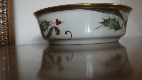 Lenox Holiday Nouveau Gold All Purpose Cereal Bowls 4 New 