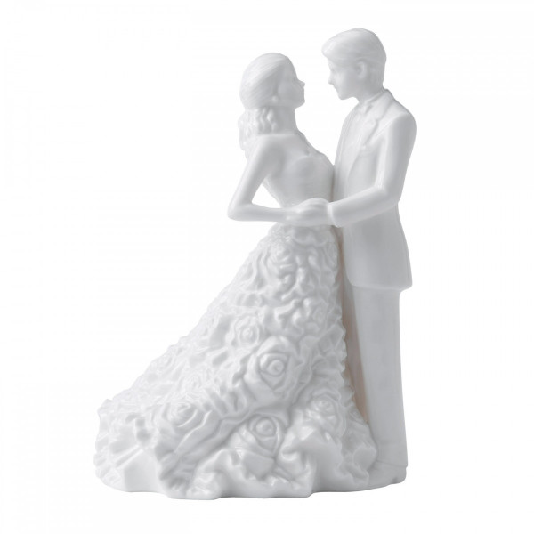 Monique Lhuillier  By Waterford Modern Love Bride & Groom Cake Topper