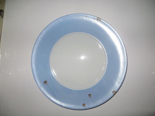 Menard de Noblat Limoges France Zehyr Round Charger Plate 12.5 "