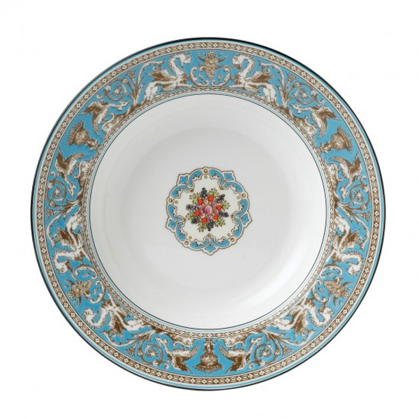 Wedgwood Florentine Turquoise Rim Soup Bowl