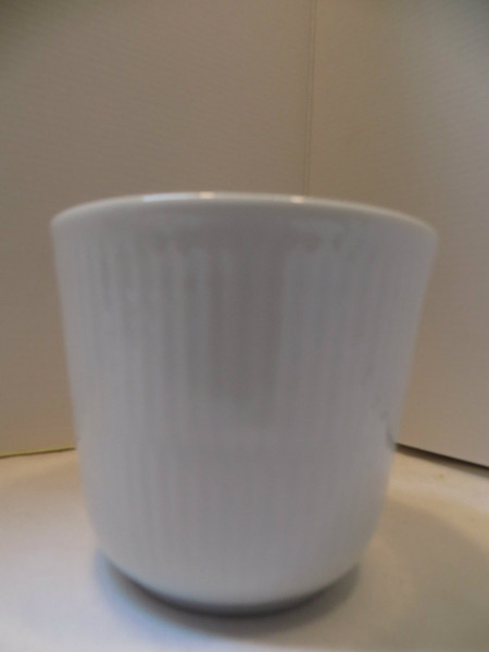 Royal Copenhagen White Fluted Plain Thermal Mug 8.5 oz