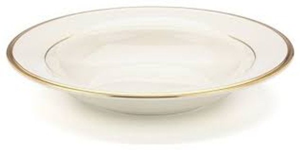 Lenox Eternal Gold Banded Ivory China Pasta Bowl Rim Soup Lenox Eternal Gold Banded Ivory China Pasta Bowl Rim Soup