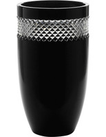 Waterford Crystal John Rocha Black Cut Crystal Vase 30cm 12 In