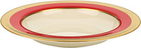 Lenox Embassy  Red Gold  Rim Pasta  Soup Bowl  New