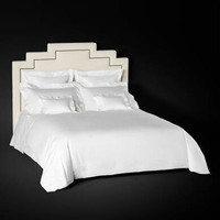 Frette Doppio Ajour King Duvet Cover Set , Milk 