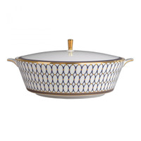 Renaissance Gold Covered Vegetable Bowl by Wedgwood 