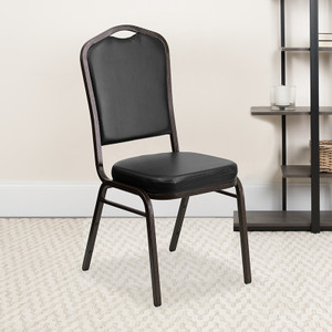 Black Vinyl Banquet Chair - 847254054072 Black Vinyl Banquet Chair - 847254054072