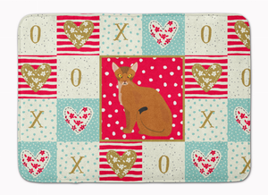 Seated Cat XOXO Art Mat - 194030304891 Seated Cat XOXO Art Mat - 194030304891