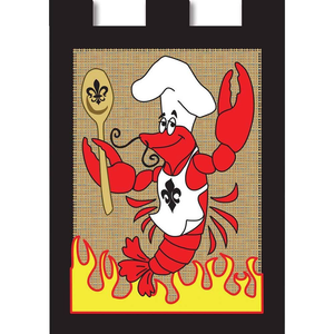 Crawfish Garden Flag - 787011018032 Crawfish Garden Flag - 787011018032