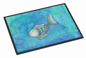 Fish Art Watercolor Indoor or Outdoor Mat - 638508836946 Fish Art Watercolor Indoor or Outdoor Mat - 638508836946