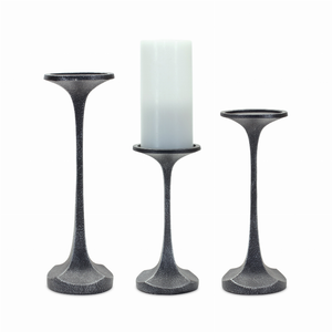 Candle Holder (Set of 3) 8.25"H, 10"H, 12.25"H Resin - 746427851428 Candle Holder (Set of 3) 8.25"H, 10"H, 12.25"H Resin - 746427851428