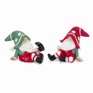Gnome (Set of 2) 5"L x 4"H, 4.25"L x 4.25"H Resin - 746427834476 Gnome (Set of 2) 5"L x 4"H, 4.25"L x 4.25"H Resin - 746427834476