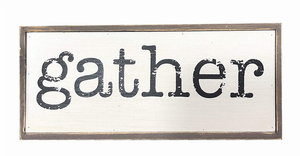 Gather Rustic Wood Block Signs for Home Decor- Small Cute Farmhouse Solid Pine Wood Signs Decor - 711414587253 Gather Rustic Wood Block Signs for Home Decor- Small Cute Farmhouse Solid Pine Wood Signs Decor - 711414587253