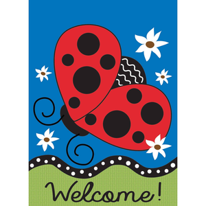 Ladybug Welcome Blap Flag - 603799420792 Ladybug Welcome Blap Flag - 603799420792
