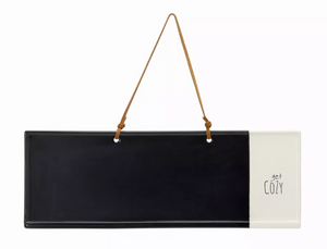 Get Cozy Memo/Chalkboard (Set of 4) 14.25" x 5"H Stoneware - 746427786157 Get Cozy Memo/Chalkboard (Set of 4) 14.25" x 5"H Stoneware - 746427786157