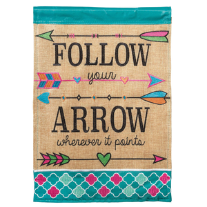 Burlap Follow Your Arrow - 603799118361 Burlap Follow Your Arrow - 603799118361