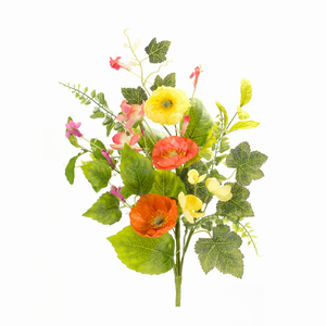 Poppy Spray (Set of 6) 19"H Polyester - 746427855389 Poppy Spray (Set of 6) 19"H Polyester - 746427855389