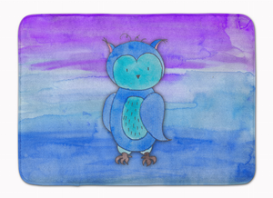 Owl Art Watercolor Machine Washable Memory Foam Mat - 638508851215 Owl Art Watercolor Machine Washable Memory Foam Mat - 638508851215