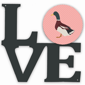Bird Profile Artwork Metal LOVE Wall Decor - 194030200834 Bird Profile Artwork Metal LOVE Wall Decor - 194030200834