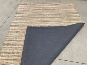 7x10 Feet Natural Beige Gray Handmade Jute Woven Area Rug - 655466612306 7x10 Feet Natural Beige Gray Handmade Jute Woven Area Rug - 655466612306
