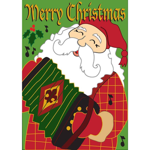 Cajun Santa Garden Flag - 787011017479 Cajun Santa Garden Flag - 787011017479