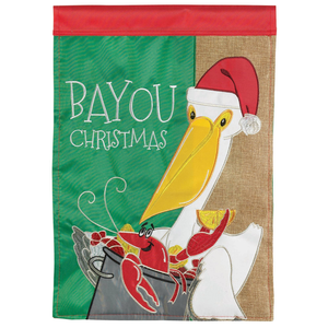 Christmas In Bayou Flag Applique Garden - 603799434379 Christmas In Bayou Flag Applique Garden - 603799434379
