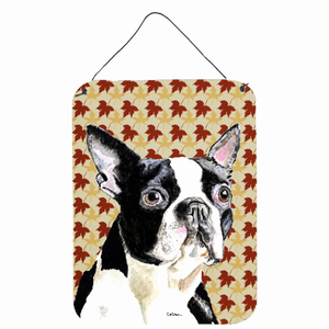 Fall Leaves Design with Dog Wall or Door Hanging Prints - 615872617241 Fall Leaves Design with Dog Wall or Door Hanging Prints - 615872617241