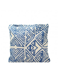 Blue and White Abstract Cushion Cover - 001452245249 Blue and White Abstract Cushion Cover - 001452245249