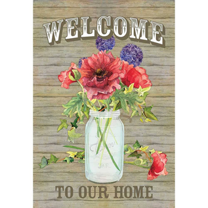 Poppy Mason Jar Flag - 603799308472 Poppy Mason Jar Flag - 603799308472
