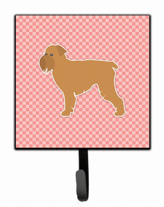 Checkerboard With Dog Art Leash or Key Holder - 638508531230 Checkerboard With Dog Art Leash or Key Holder - 638508531230