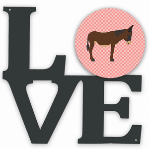 Animal Profile Artwork Metal LOVE Wall Decor - 194030200803 Animal Profile Artwork Metal LOVE Wall Decor - 194030200803