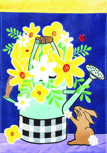 Flag Yellow Flowers Watering Can - 603799702584 Flag Yellow Flowers Watering Can - 603799702584