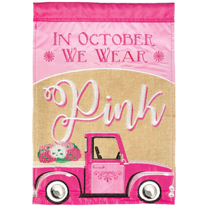 Truck In October Flag Burlap Garden - 603799593762 Truck In October Flag Burlap Garden - 603799593762
