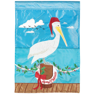 Christmas Pelican Flag Poly Garden - 603799593915 Christmas Pelican Flag Poly Garden - 603799593915