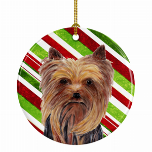 Holiday Dog on Ceramic Ornament - 615872599066 Holiday Dog on Ceramic Ornament - 615872599066
