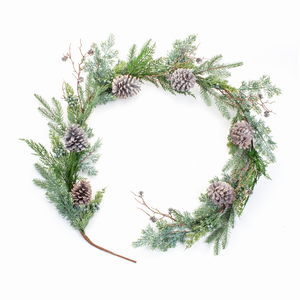 Juniper and Pine Garland (Set of 2) 6'L Plastic - 746427831635 Juniper and Pine Garland (Set of 2) 6'L Plastic - 746427831635