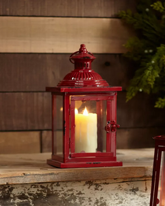 Lantern (Set of 2) 6"SQx13"H Metal/Glass - 746427688642 Lantern (Set of 2) 6"SQx13"H Metal/Glass - 746427688642