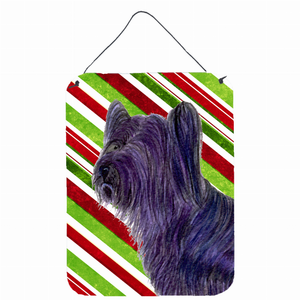 Candy Cane Holiday Christmas Design with Dog Wall or Door Hanging Prints - 615872622634 Candy Cane Holiday Christmas Design with Dog Wall or Door Hanging Prints - 615872622634
