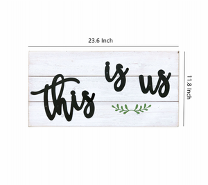 This is Us Rustic Wall Sign- Farmhouse Whitewashed Wood Plaque with Raised Metal Quotes??Family Wall Decor for Living Room Bedroom Entryway Kitchen- 23.6 x 11.8 x 1.8 Inches - 711414704919 This is Us Rustic Wall Sign- Farmhouse Whitewashed Wood Plaque with Raised Metal Quotes??Family Wall Decor for Living Room Bedroom Entryway Kitchen- 23.6 x 11.8 x 1.8 Inches - 711414704919