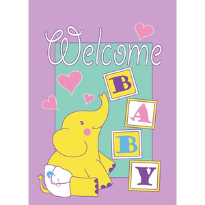 Garden Baby-Welcome Flag - 603799308038 Garden Baby-Welcome Flag - 603799308038