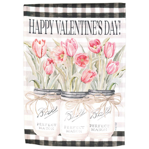 Flag Garden Happy Valentines Day Jars - 603799497893 Flag Garden Happy Valentines Day Jars - 603799497893