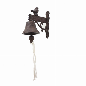 Vintage Cast Iron Welcome Bird Door Bell- Farmhouse Style Wall Mounted Doorbell Decoration for Front Door- Interior- Exterior Decor- Antique Brown - 734327344416 Vintage Cast Iron Welcome Bird Door Bell- Farmhouse Style Wall Mounted Doorbell Decoration for Front Door- Interior- Exterior Decor- Antique Brown - 734327344416