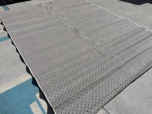 7x10 Feet Silver Grey Geometric Outdoor Area Rug - 655466553364 7x10 Feet Silver Grey Geometric Outdoor Area Rug - 655466553364
